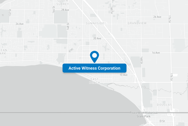 map of active witness corporation